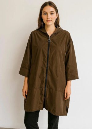 Made in Italy Hooded Rain Mac