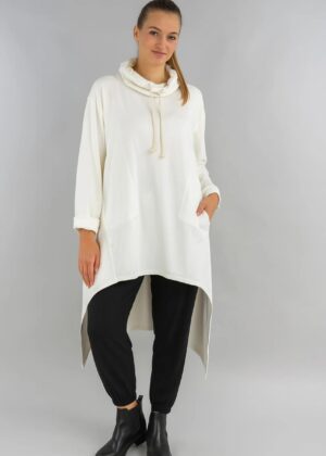 Made in Italy Cowl Sweat Tunic