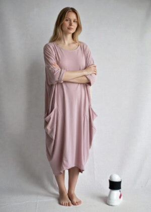 Made in Italy Jersey Cocoon Dress