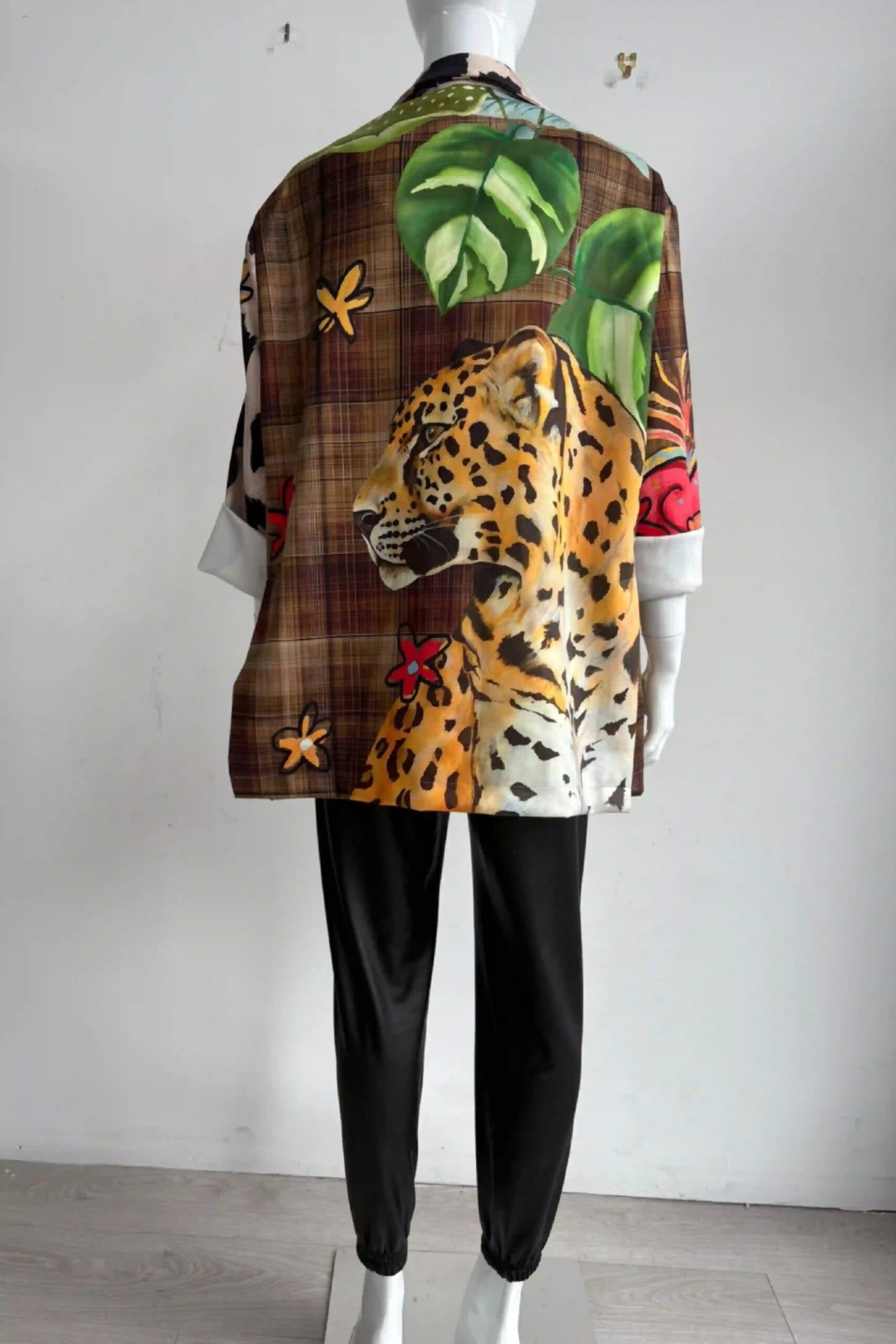 Zetaotto Quirky print Blazer - Image 4