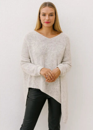 Made in Italy Wool Slant Knit