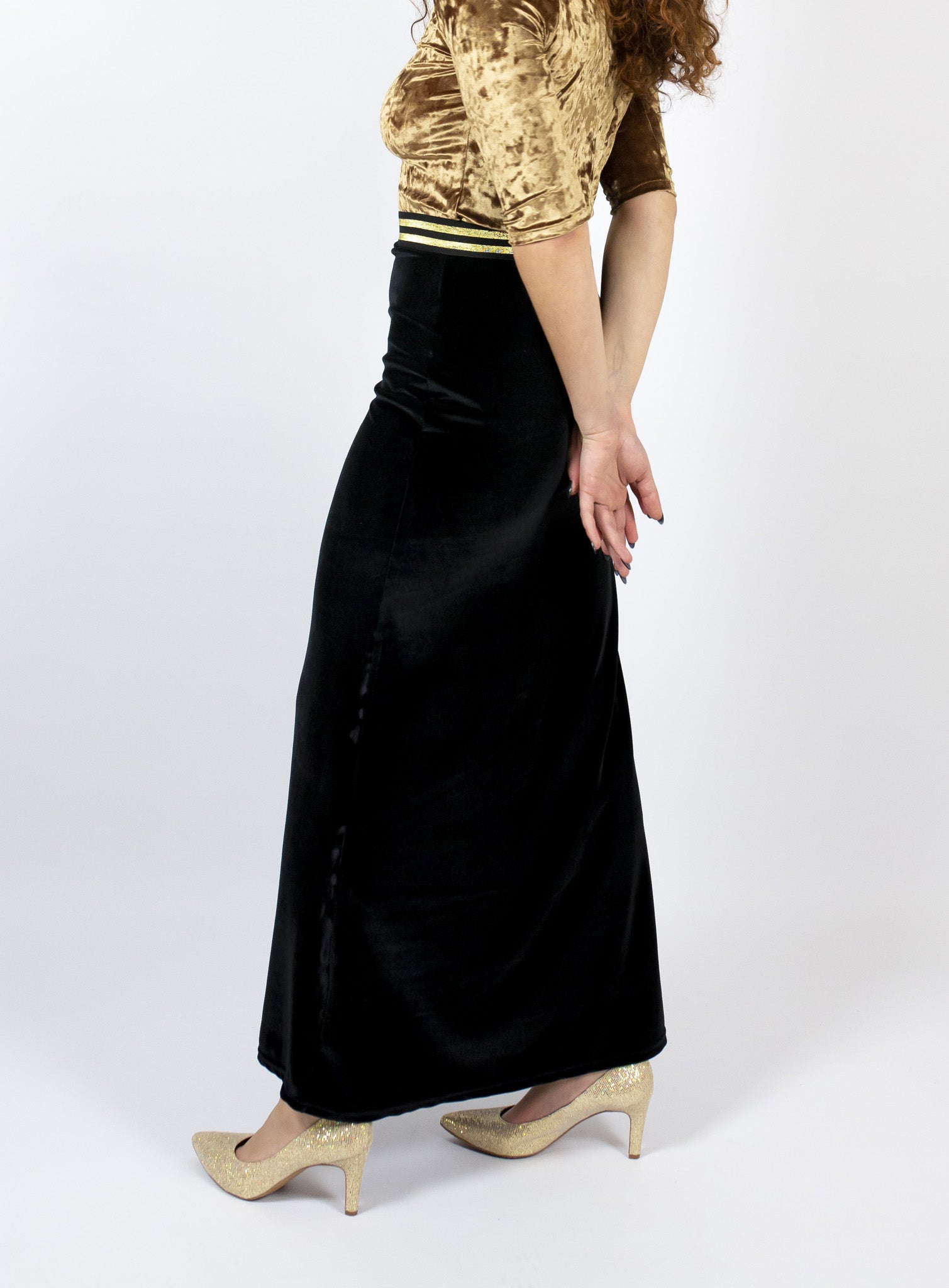 Midnight Velvet Skirt - Image 5