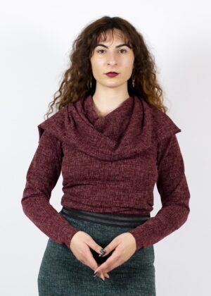 Alphamama Top - Crimson