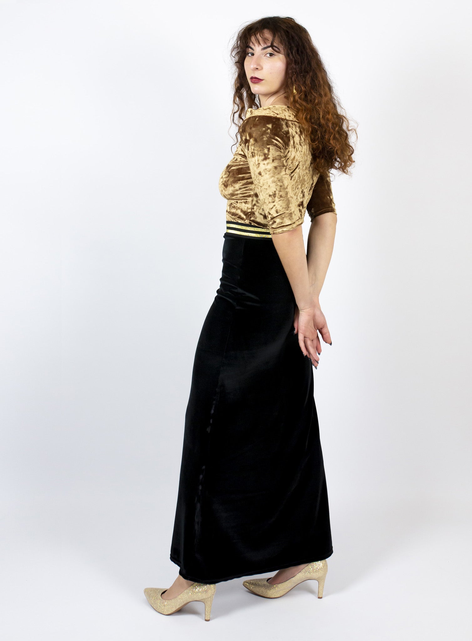 Midnight Velvet Skirt - Image 3
