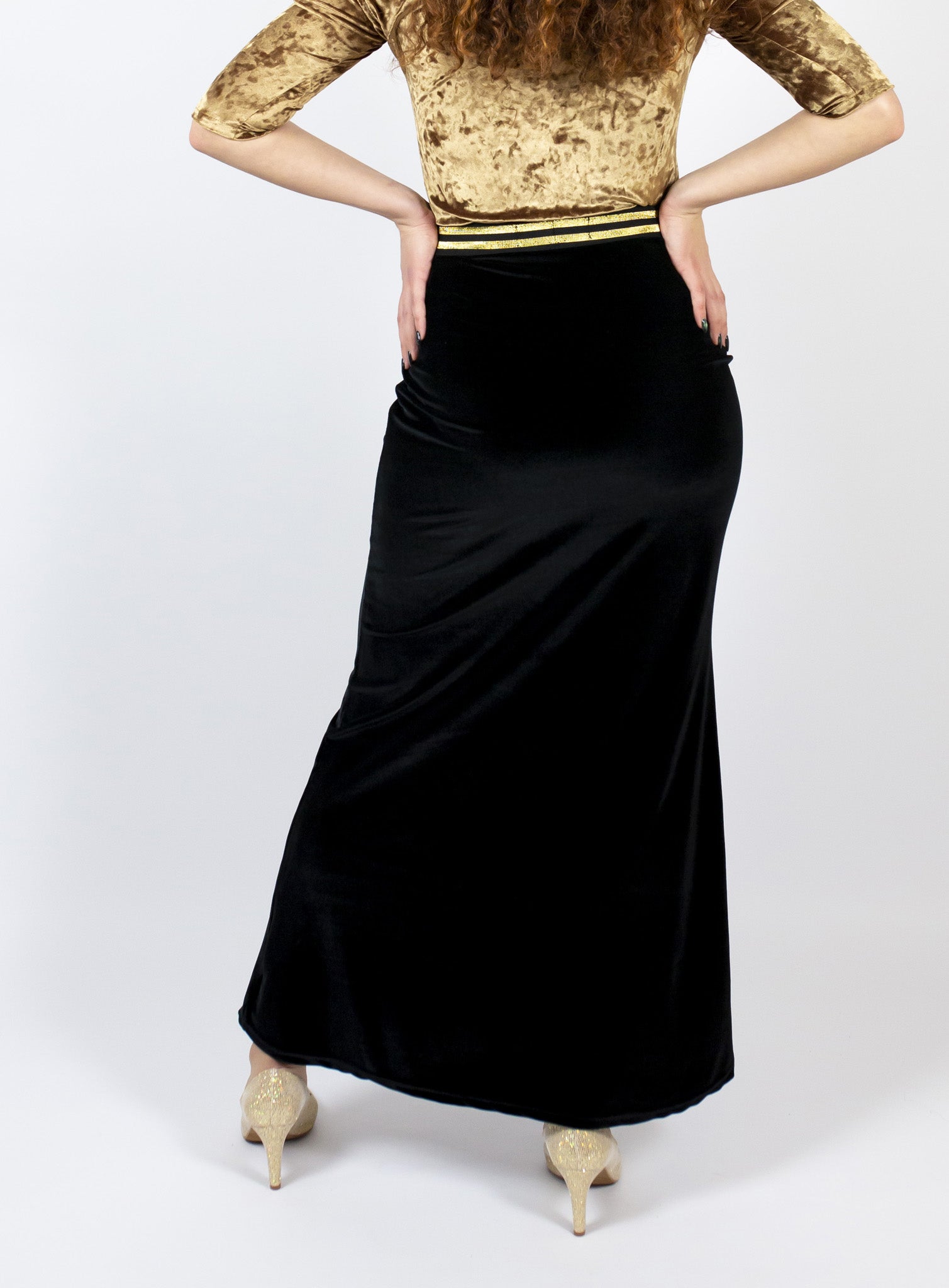 Midnight Velvet Skirt - Image 6