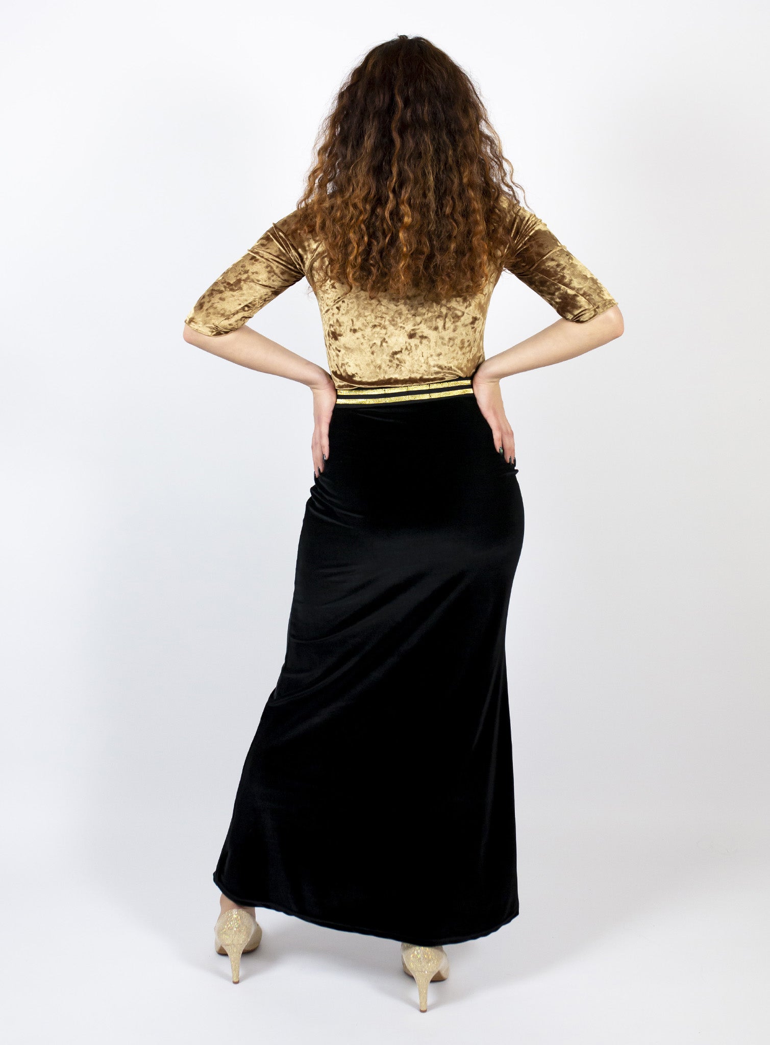 Midnight Velvet Skirt - Image 2